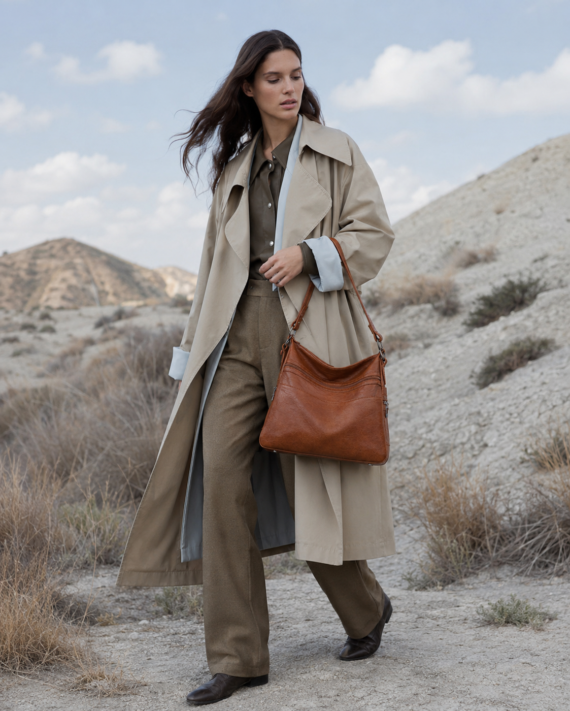 Clerkenwell Vegan Leather Shoulder Bag