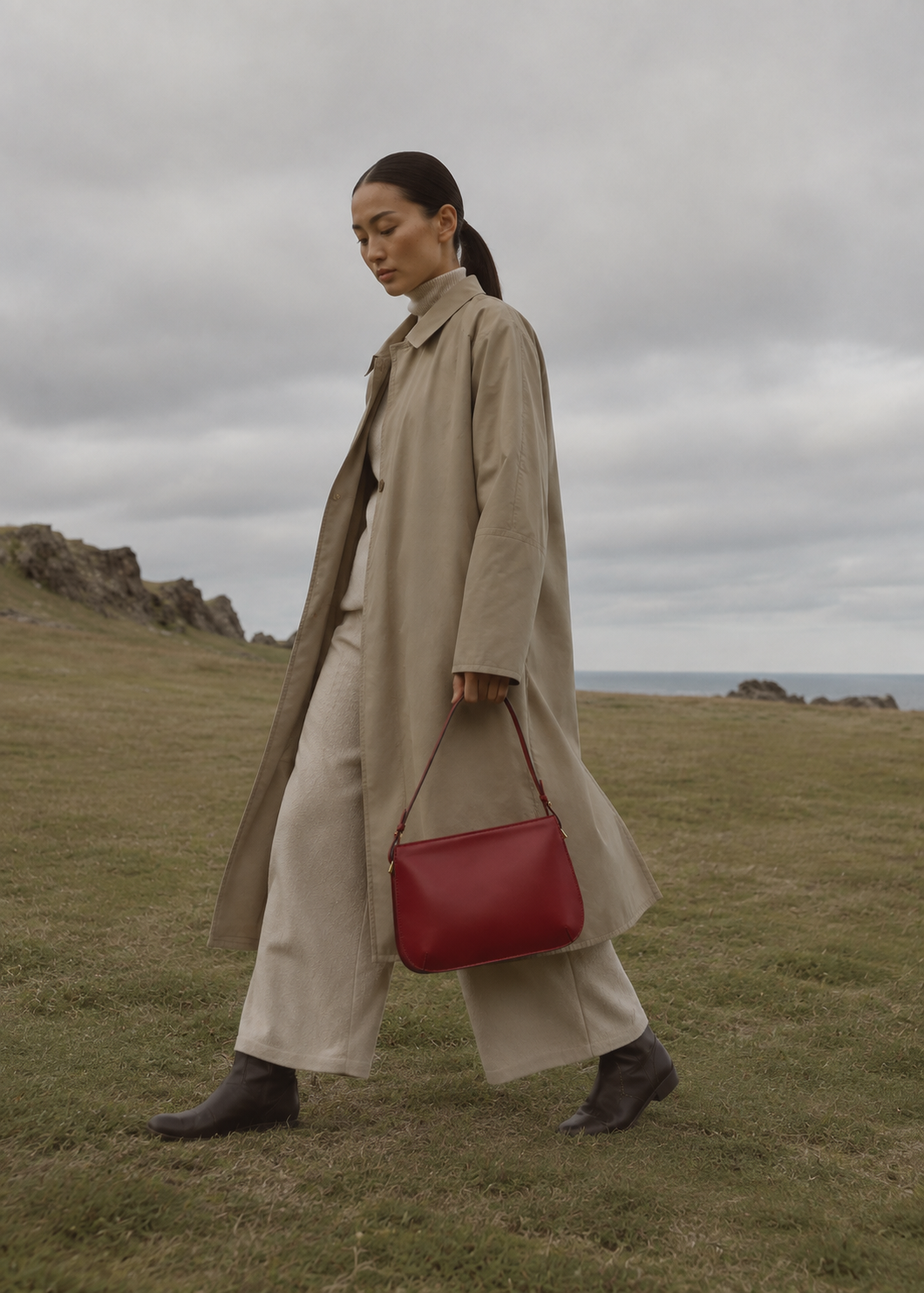 Hampstead Genuine Leather Shoulder Bag