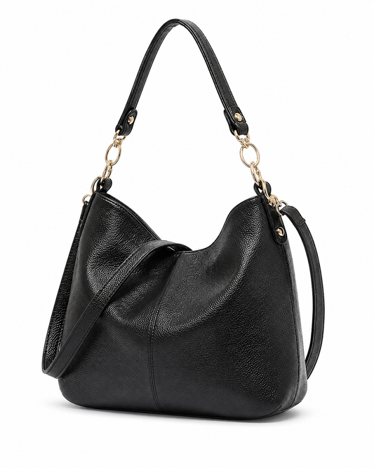 Knightsbridge Genuine Leather Shoulder Bag