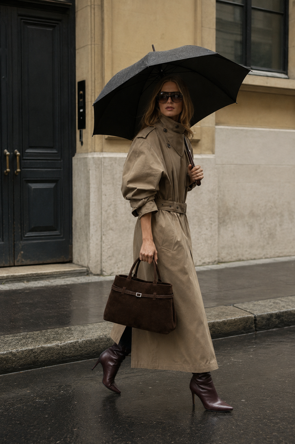 Barbican Faux Suede Tote Bag