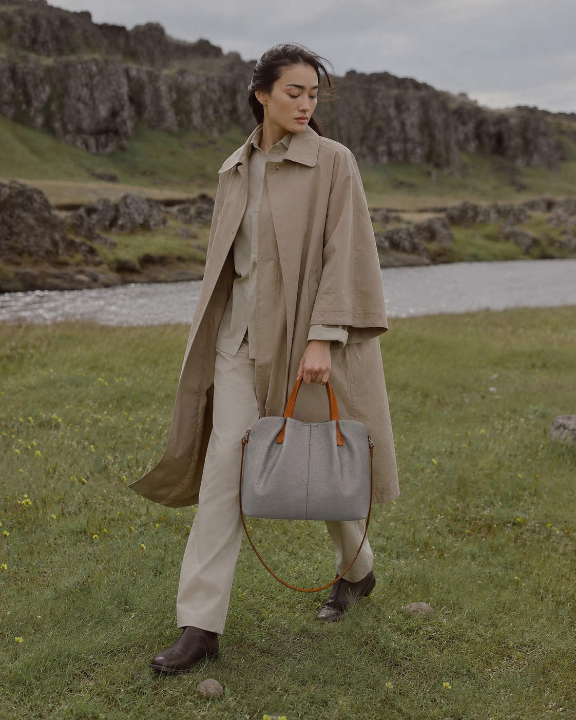 Farringdon Vegan Leather Tote Bag