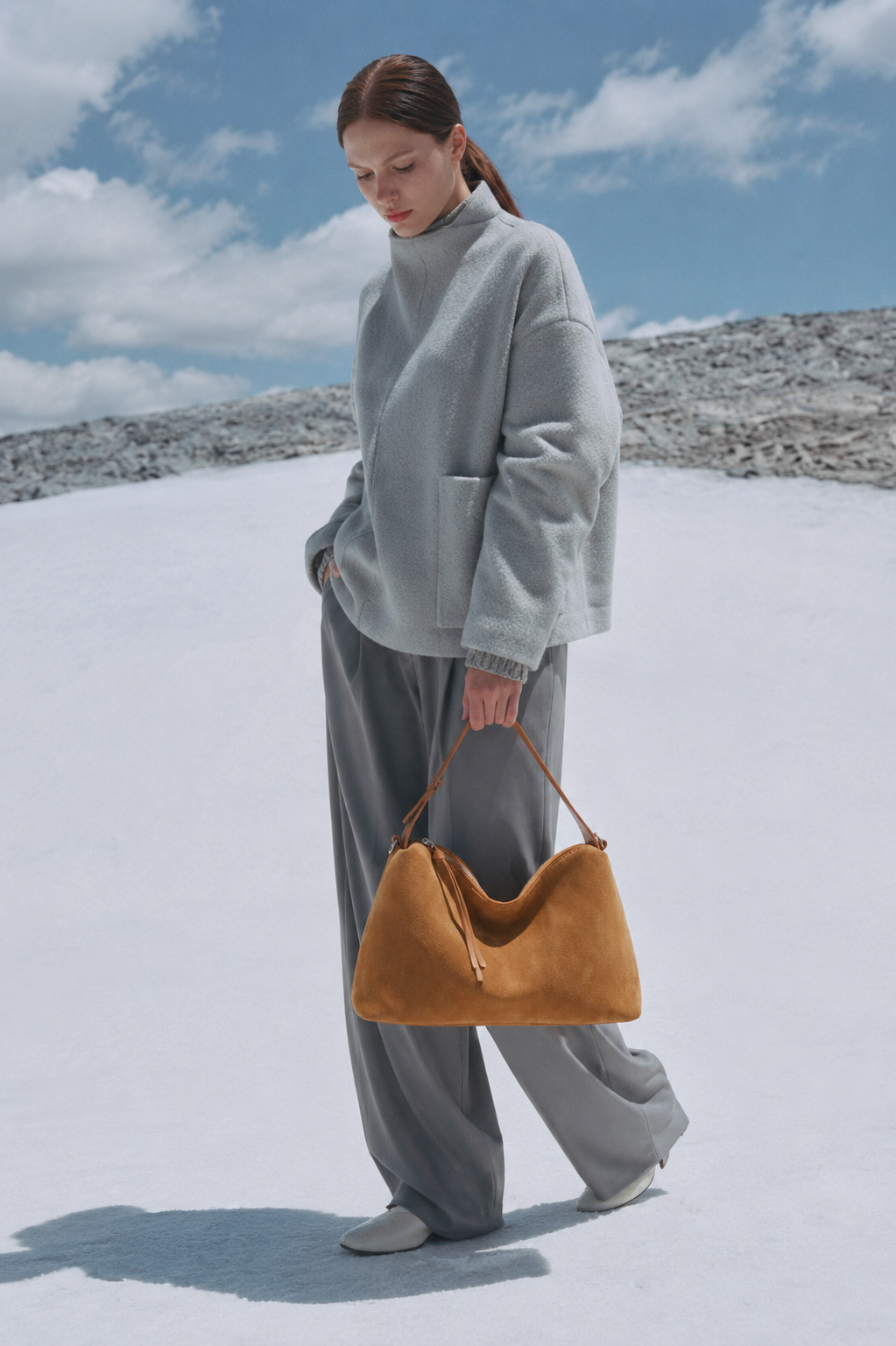 Streatham Faux Suede Shoulder Bag