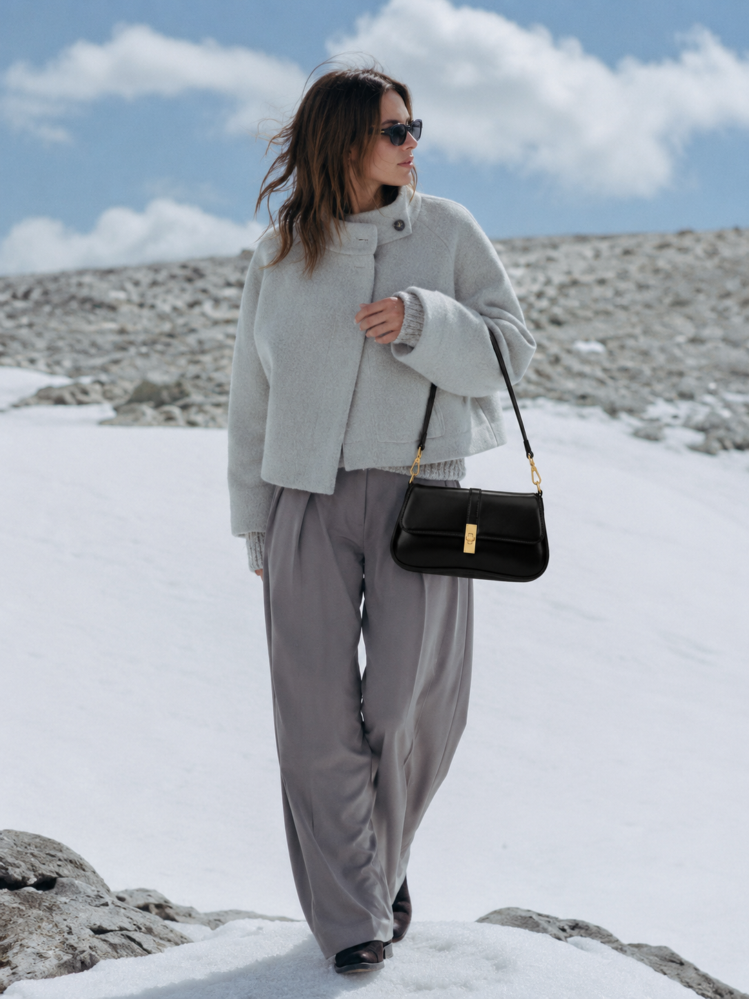 Beckenham Genuine Leather Shoulder Bag