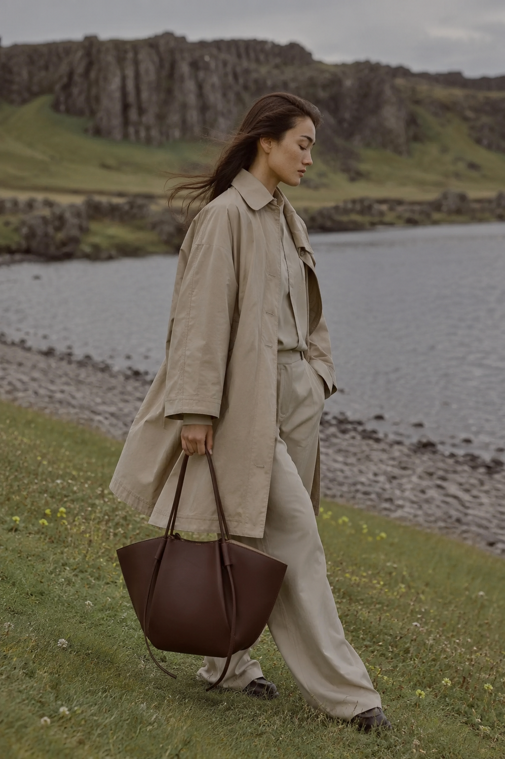 Oxted Faux Suede Tote Bag