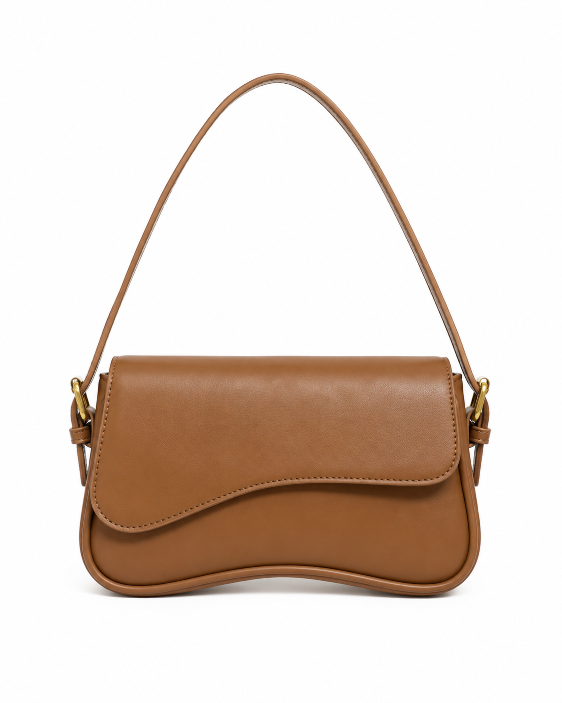 Shoreditch Vegan Leather Flap Crossbody Bag