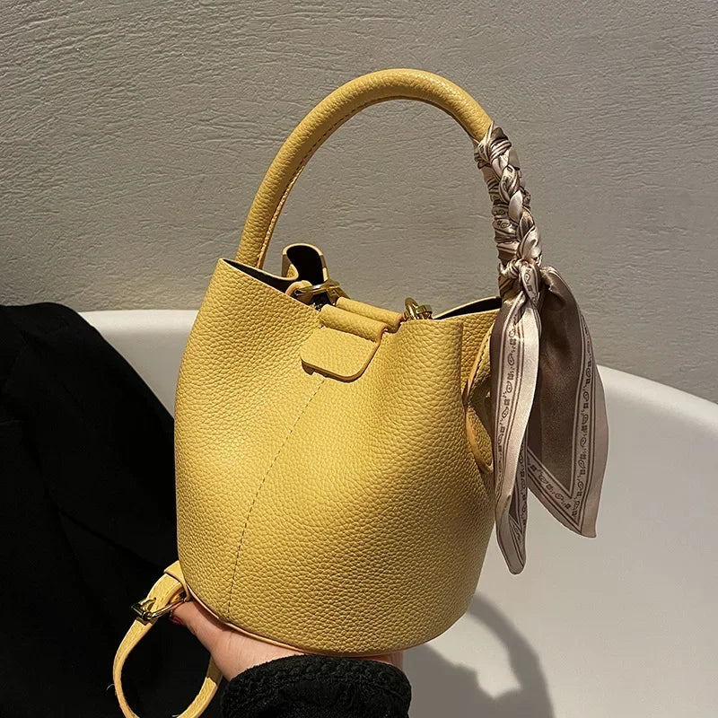 Southwark Vegan Leather Bucket Bag