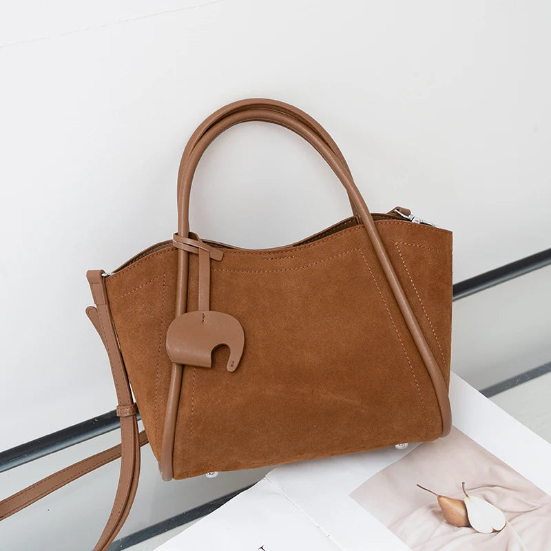 Kennington Suede Shoulder Bag