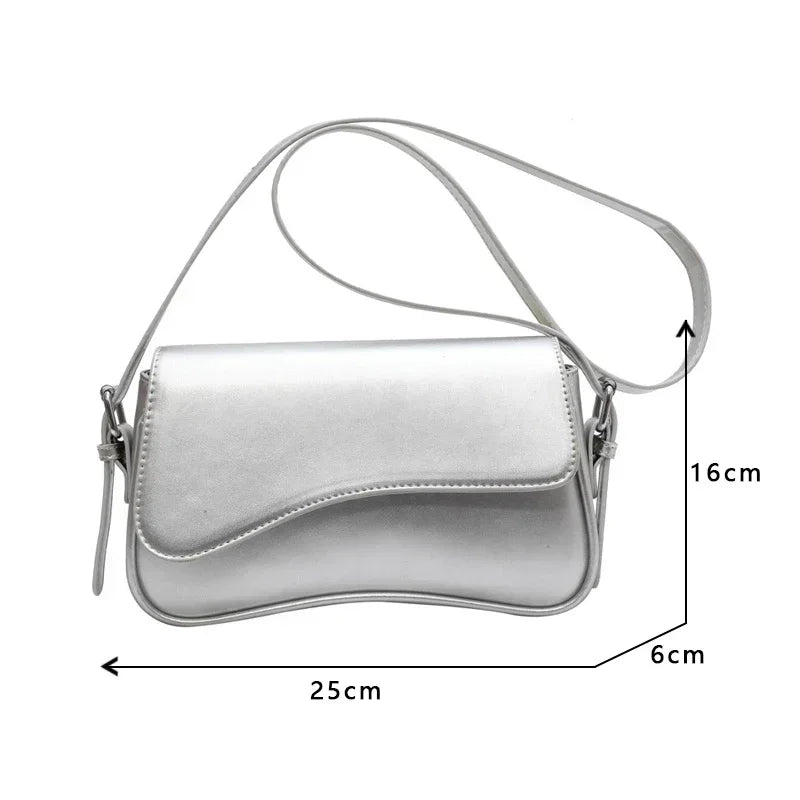 Shoreditch Vegan Leather Flap Crossbody Bag