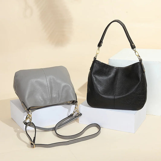 Knightsbridge Genuine Leather Tote Bag