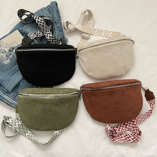 Herne Faux Suede Purse