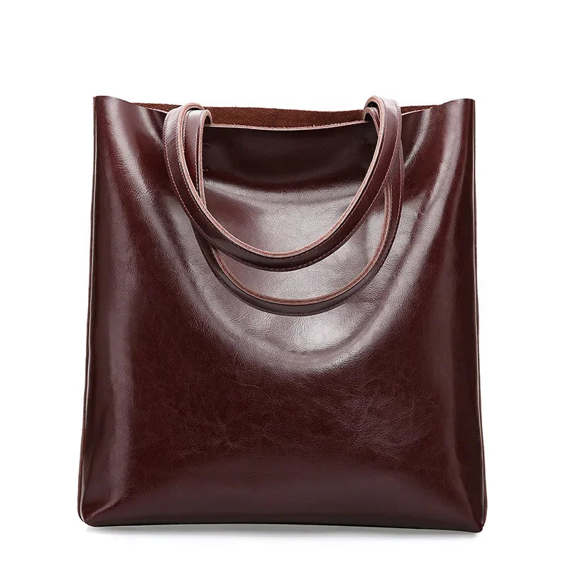 Wapping Genuine Leather Tote Bag