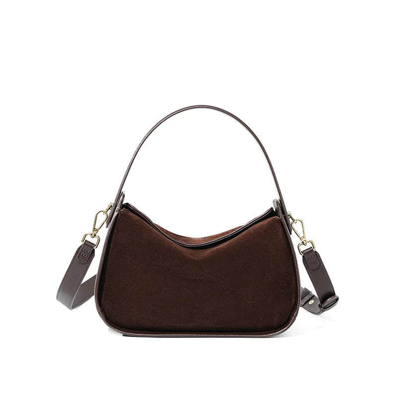 Hendon Faux Suede Crossbody Bag