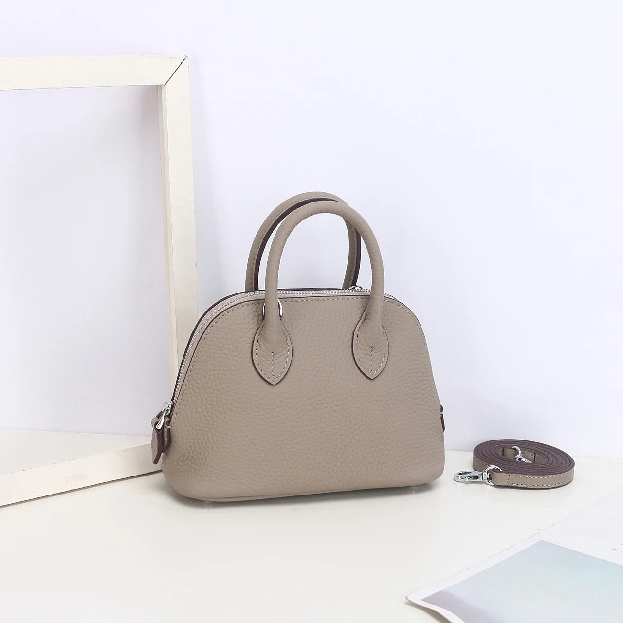 Forest Genuine Leather Crossbody Bag