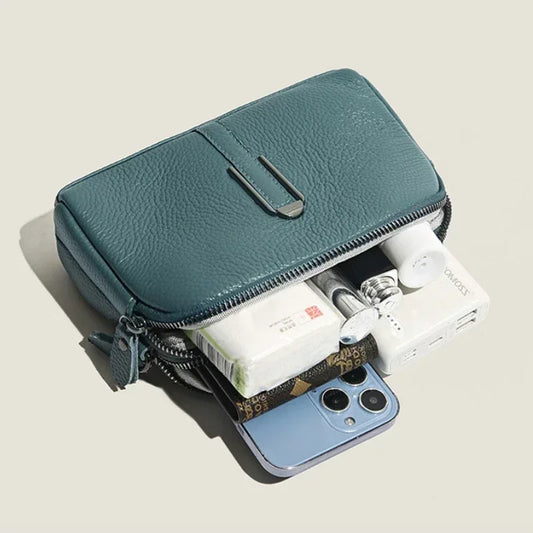 Wallington Genuine Leather Clutch Bag