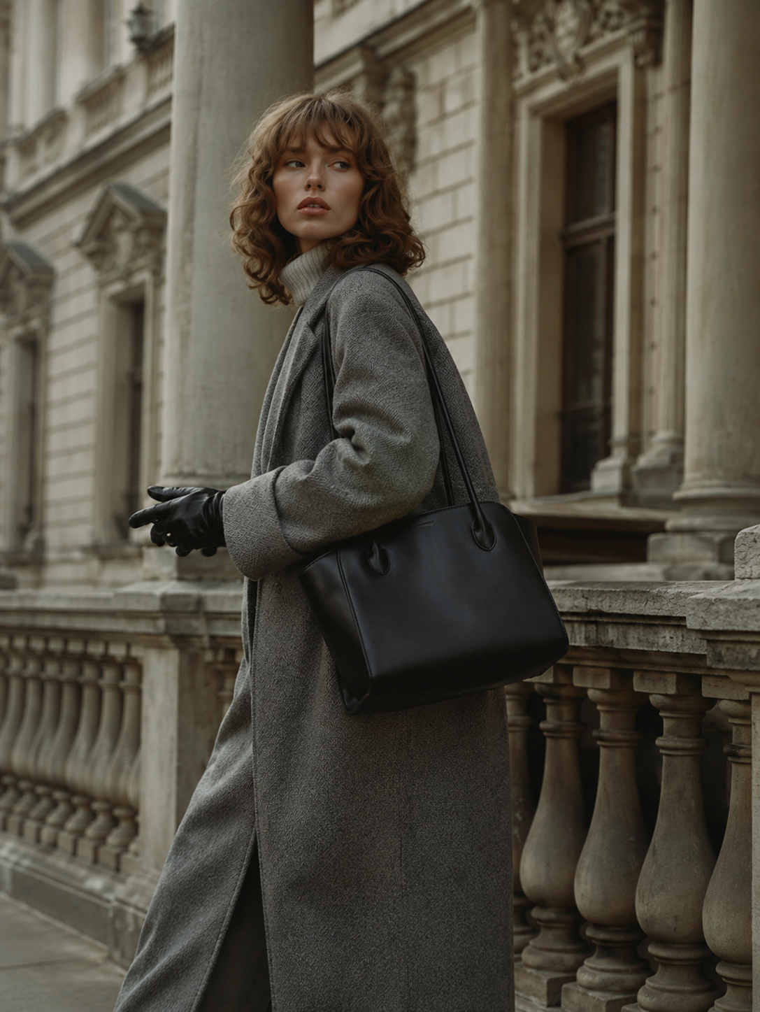 Wimbledon Genuine Leather Tote Bag