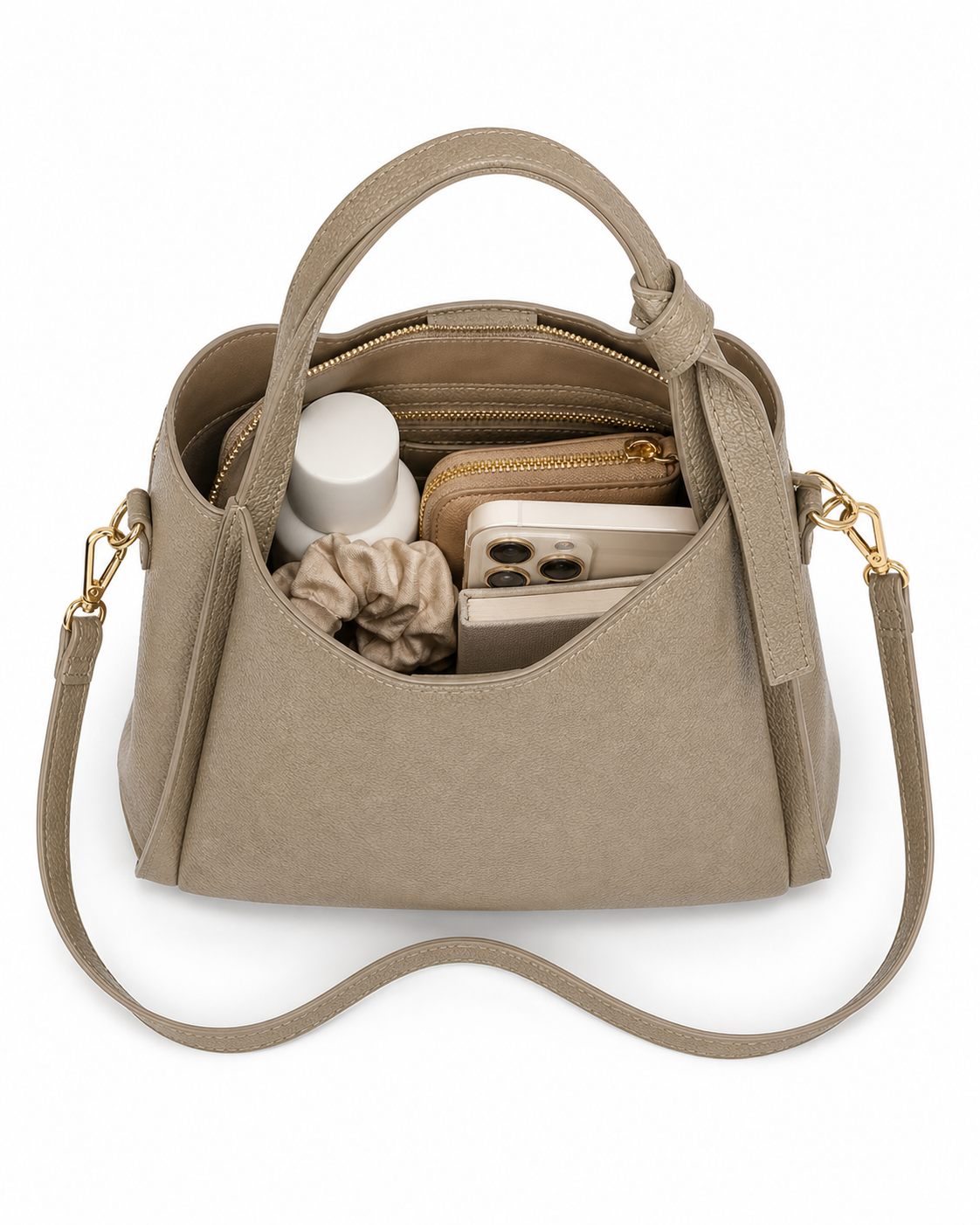 Chelsea Vegan Leather Bucket Bag