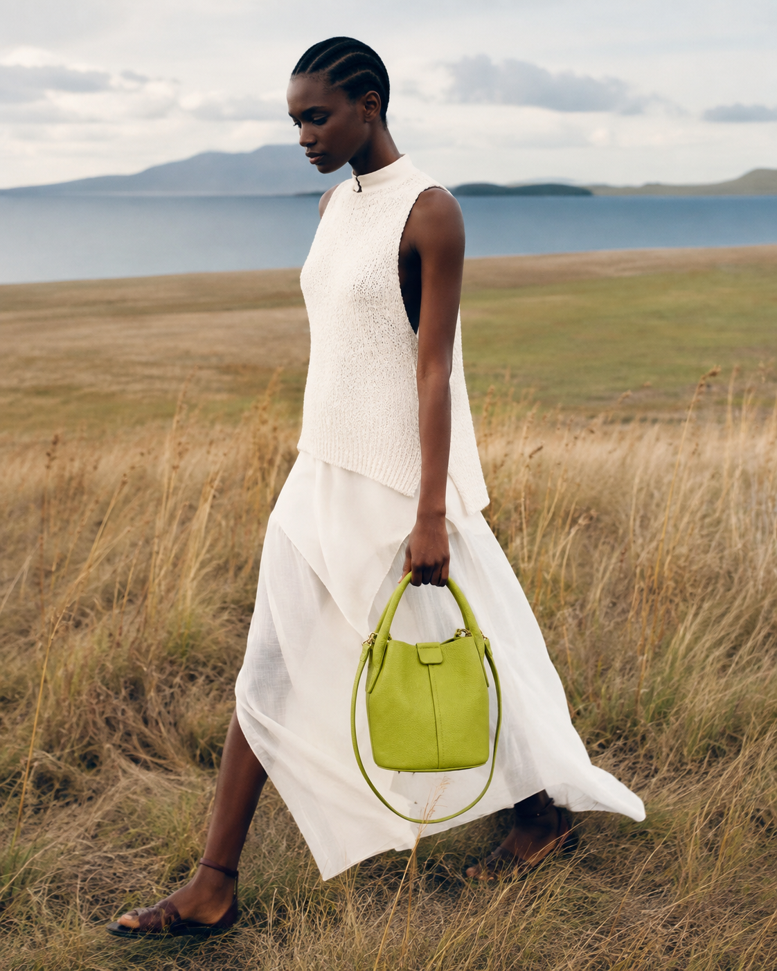 Southwark Vegan Leather Bucket Bag