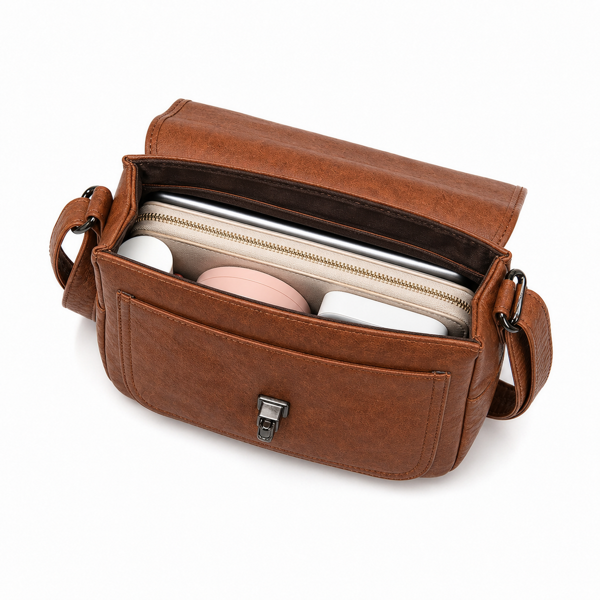 Berkeley Vegan Leather Crossbody Bag