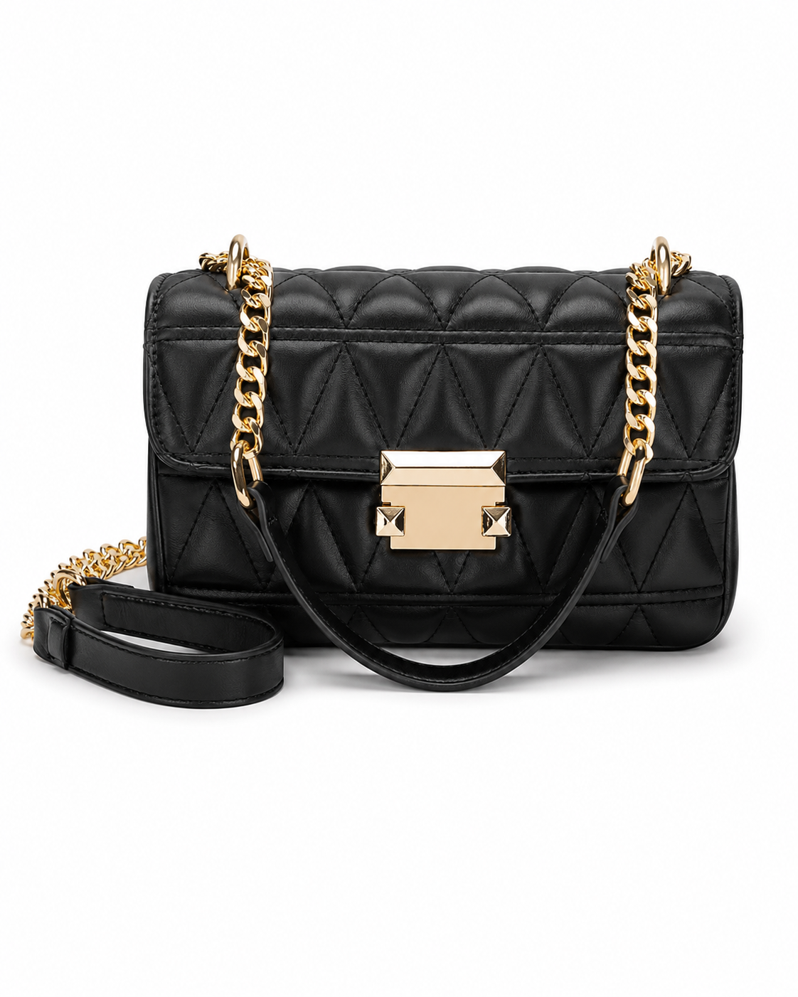 Fitzrovia Vegan Leather Flap Crossbody Bag
