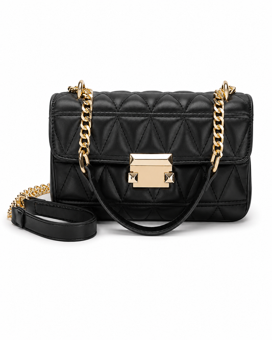 Fitzrovia Vegan Leather Flap Crossbody Bag
