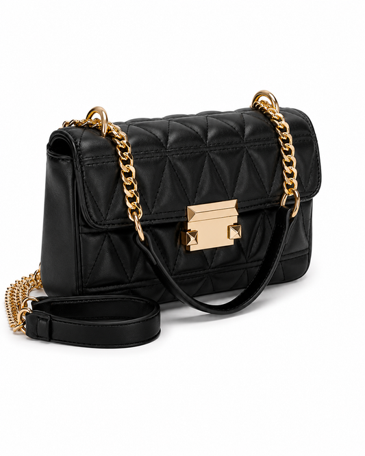 Fitzrovia Vegan Leather Flap Crossbody Bag