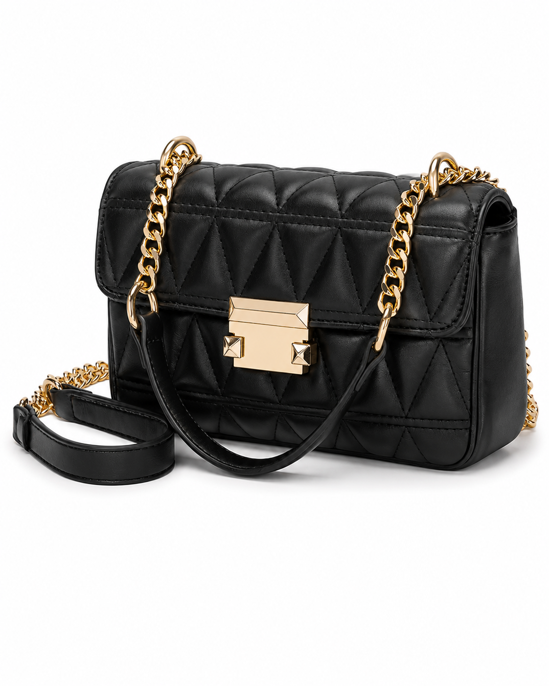 Fitzrovia Vegan Leather Flap Crossbody Bag