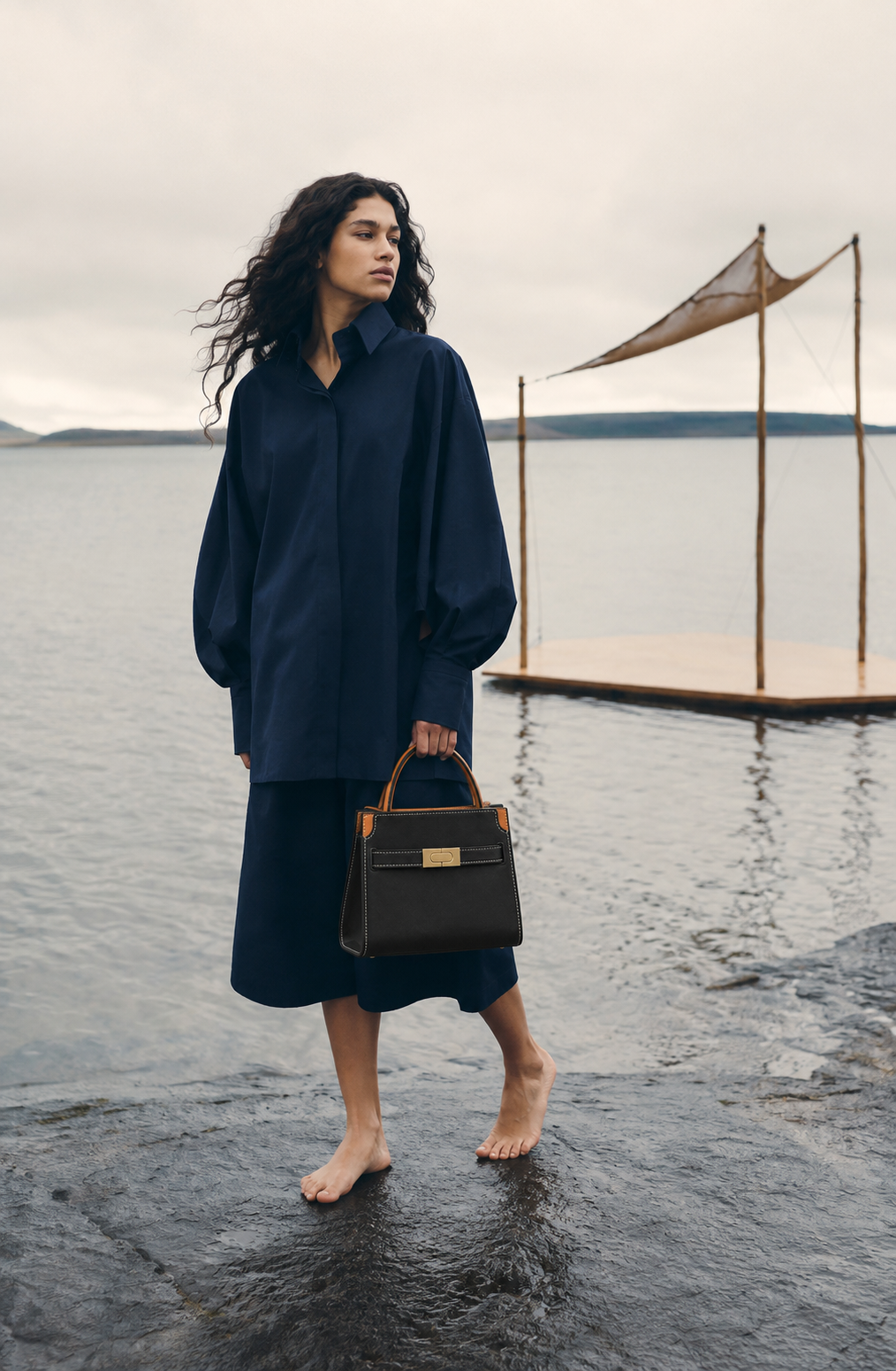 Deptford Vegan Leather Shoulder Bag