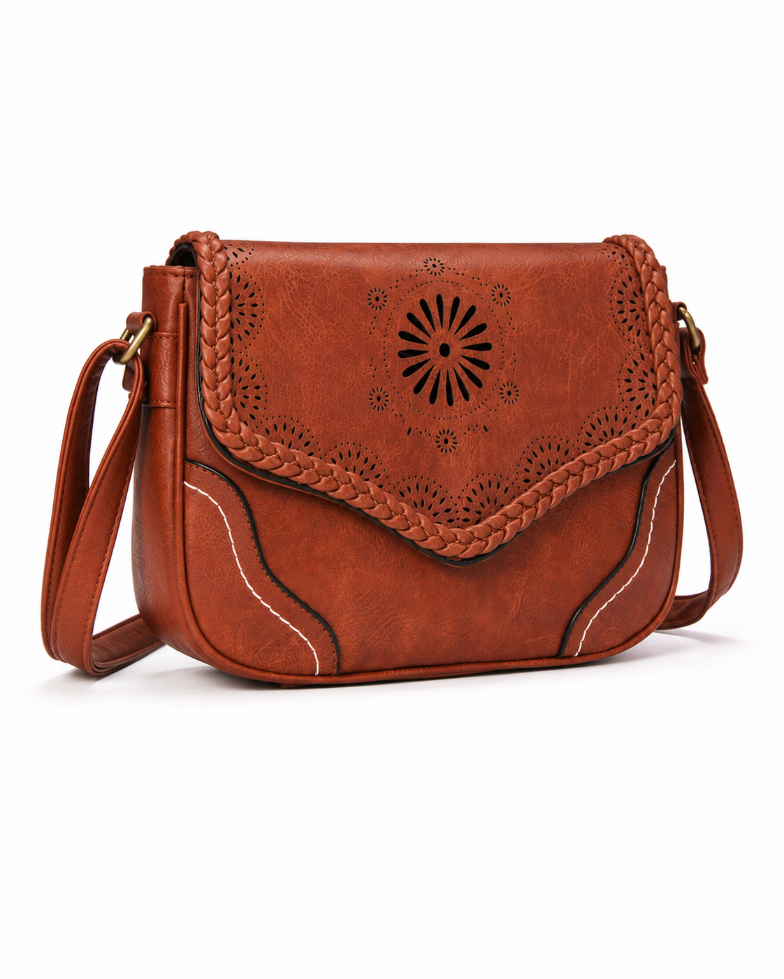 Lewisham Vegan Leather Crossbody Bag