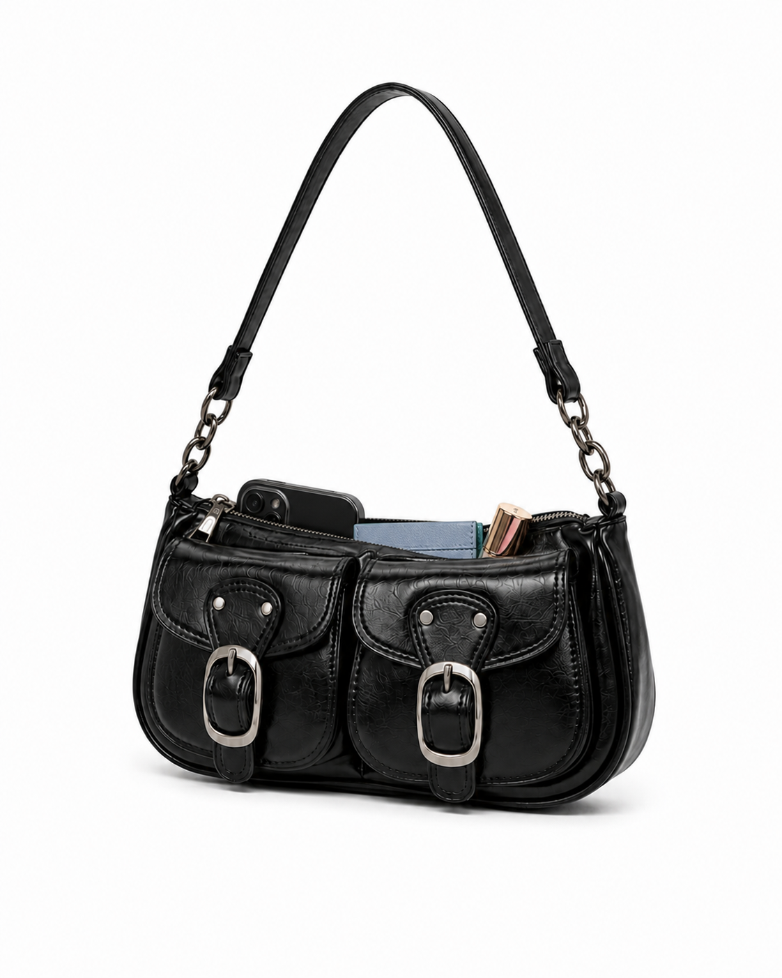 Greenford Vegan Leather Shoulder Bag