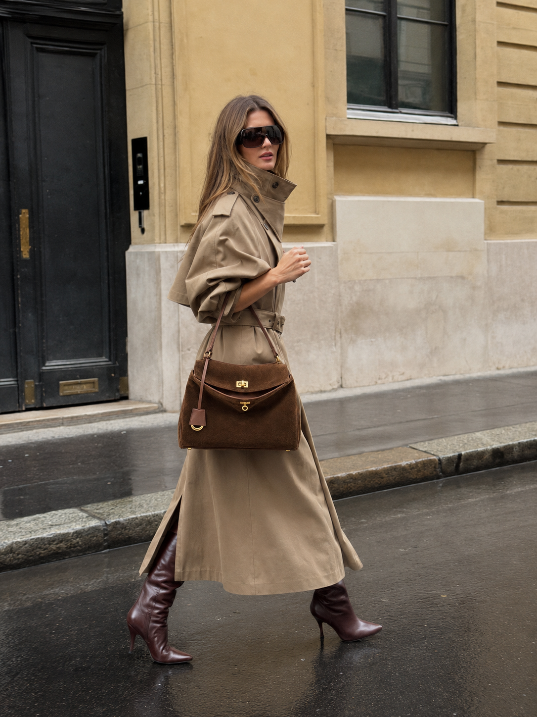 Stratford Suede Purse