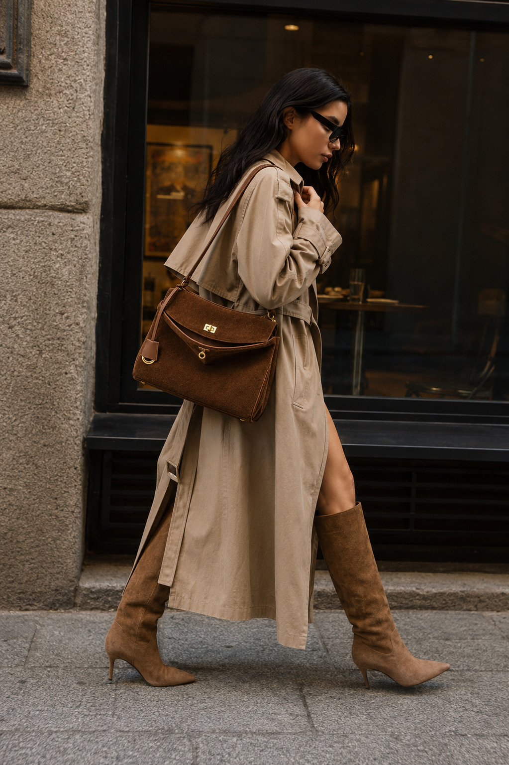 Stratford Suede Purse