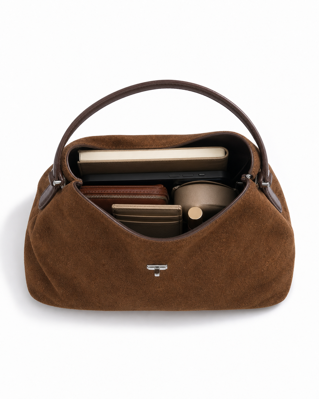 Catford Faux Suede Shoulder Bag