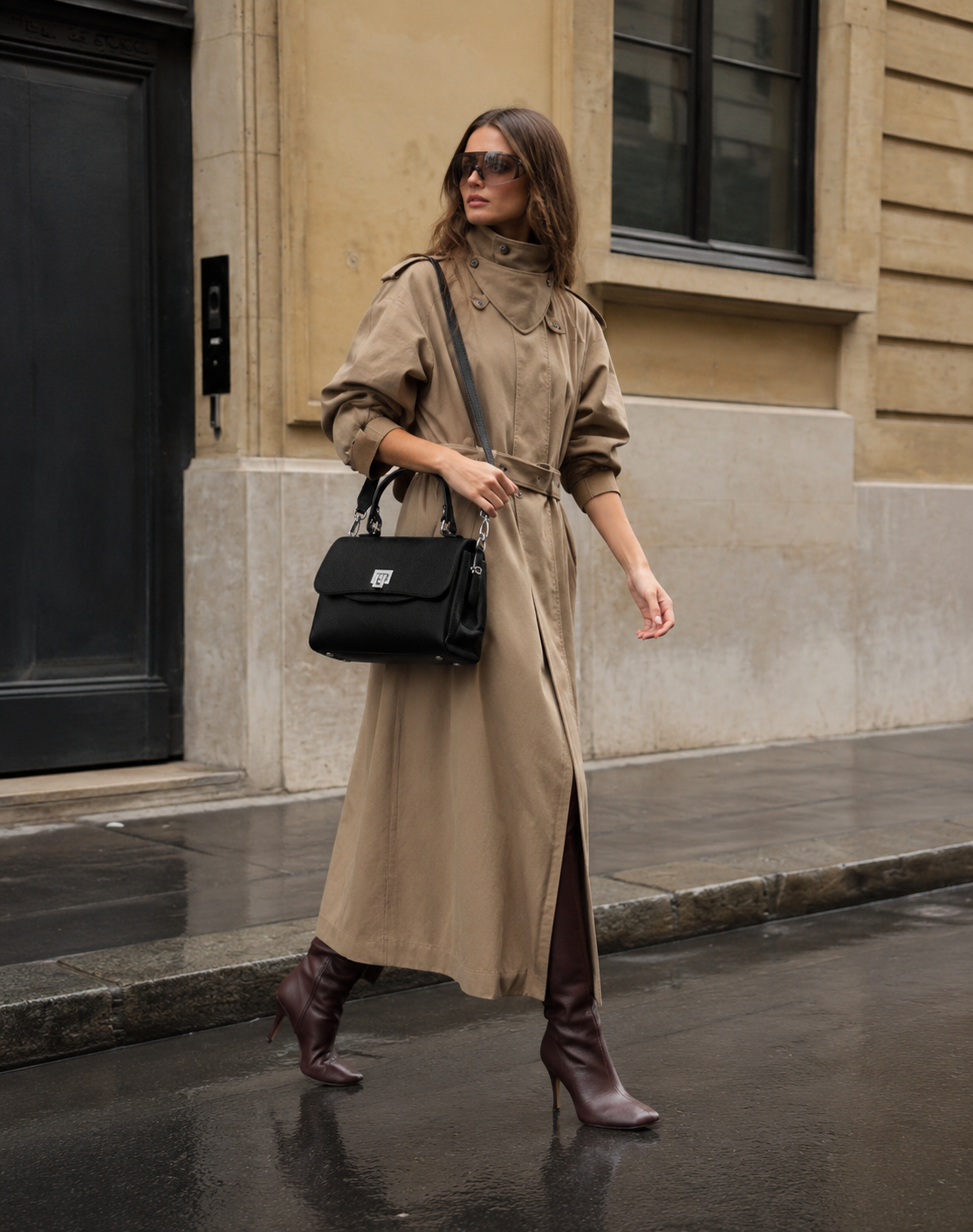 Euston Genuine Leather Crossbody Bag