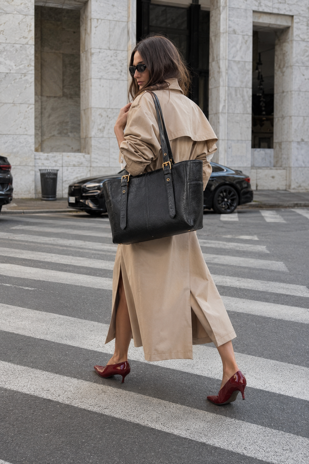 Stockwell Vegan Leather Tote Bag