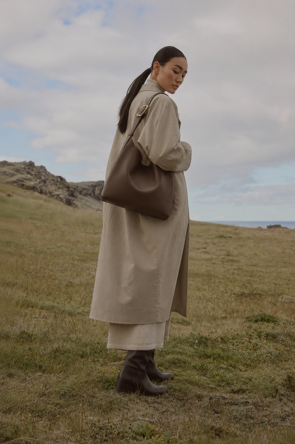 Morden Vegan Leather Crossbody Bag