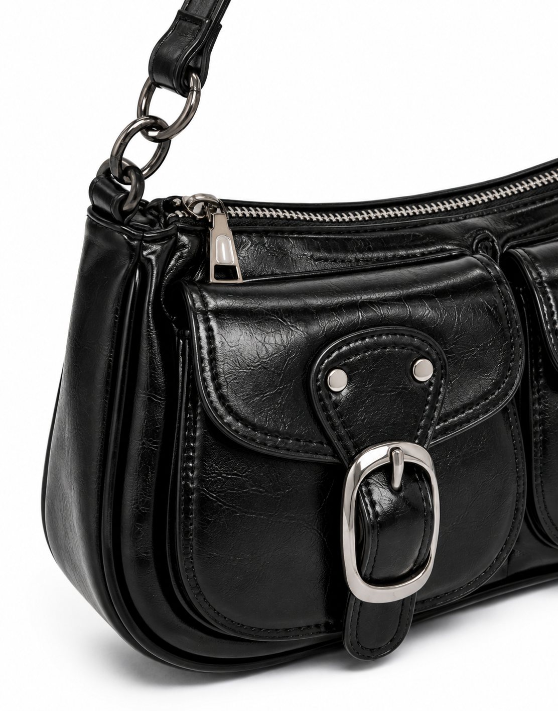 Greenford Vegan Leather Shoulder Bag