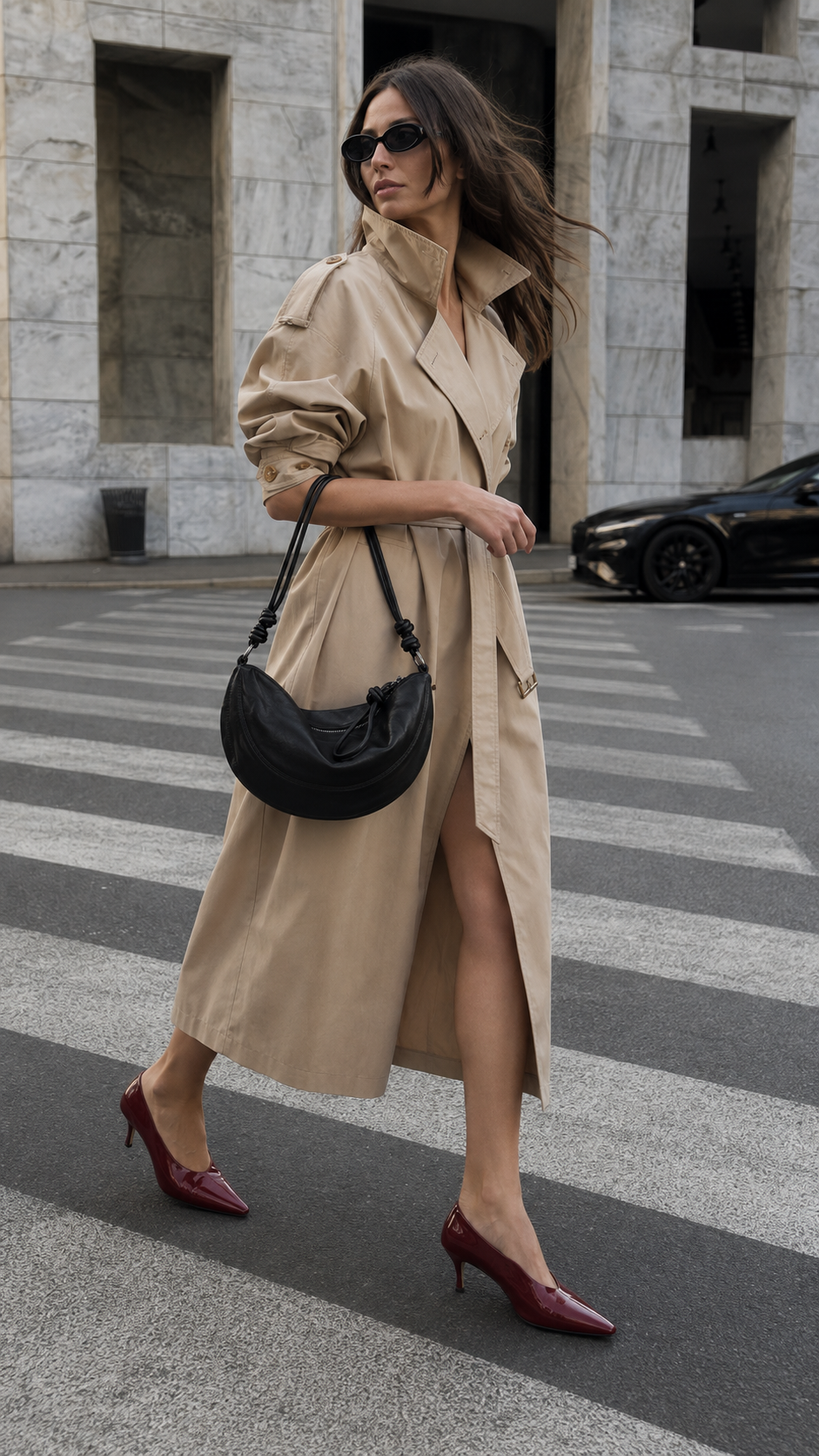 Perivale Vegan Leather Shoulder Bag