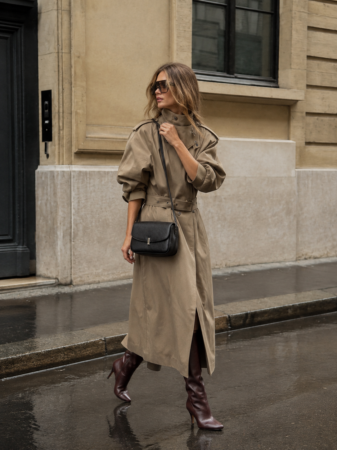 Hanwell Genuine Leather Crossbody Bag