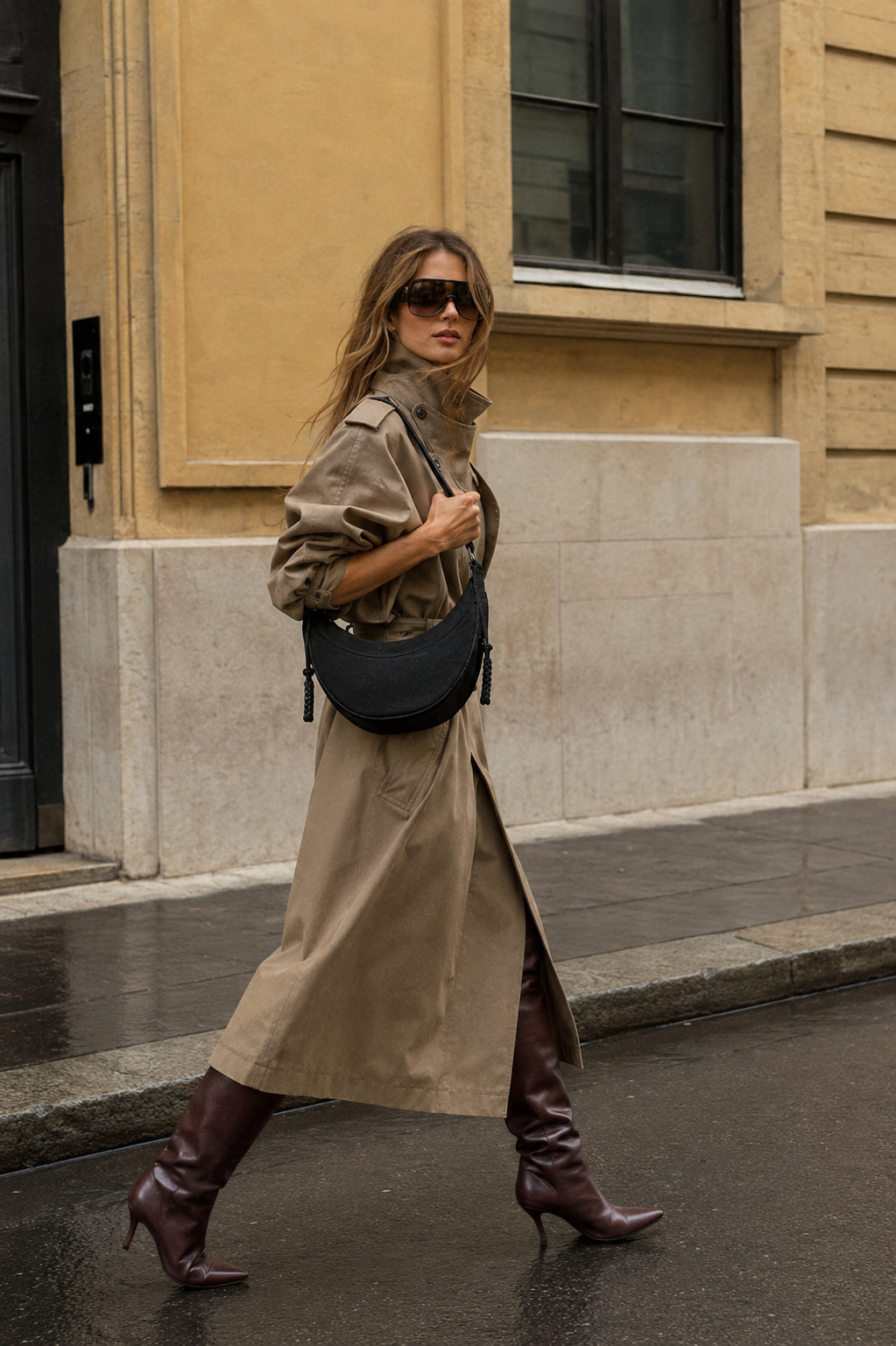 Stanmore Faux Suede Purse
