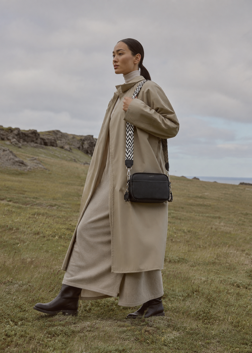 Grosvenor Genuine Leather Crossbody Bag