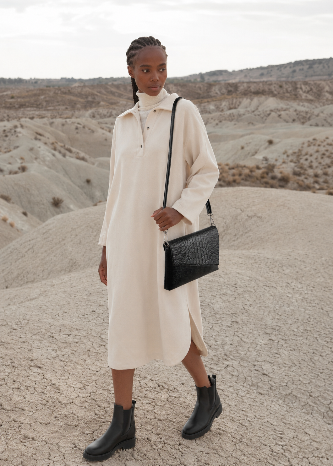 Portman Vegan Leather Crossbody Bag