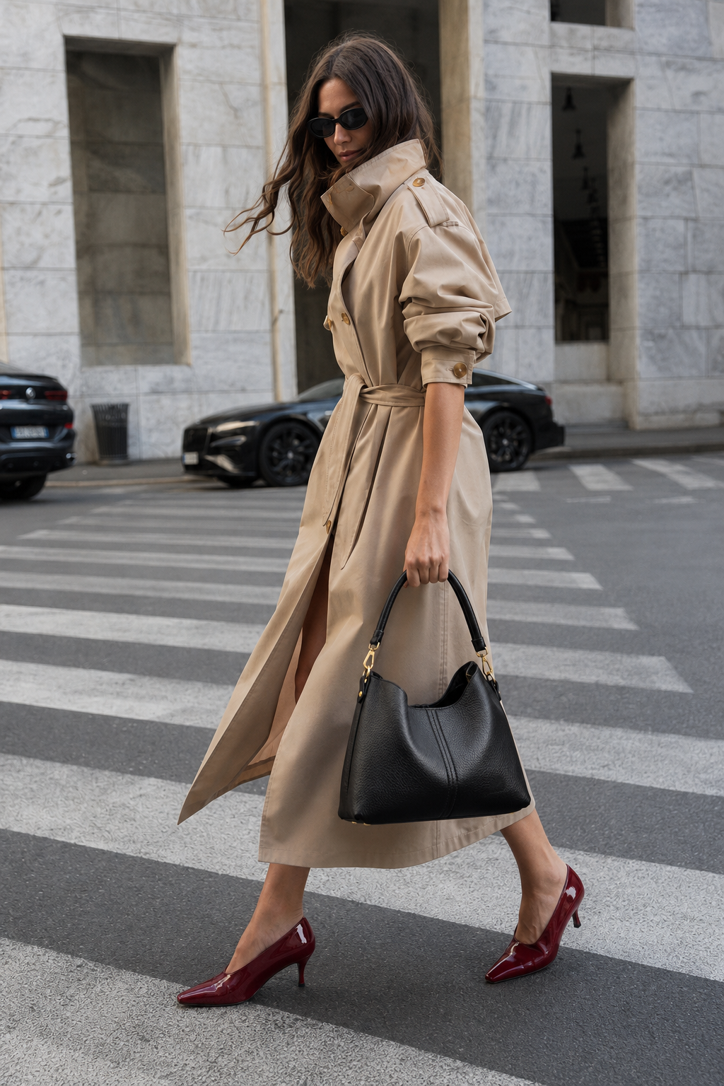 Russell Vegan Leather Crossbody Bag