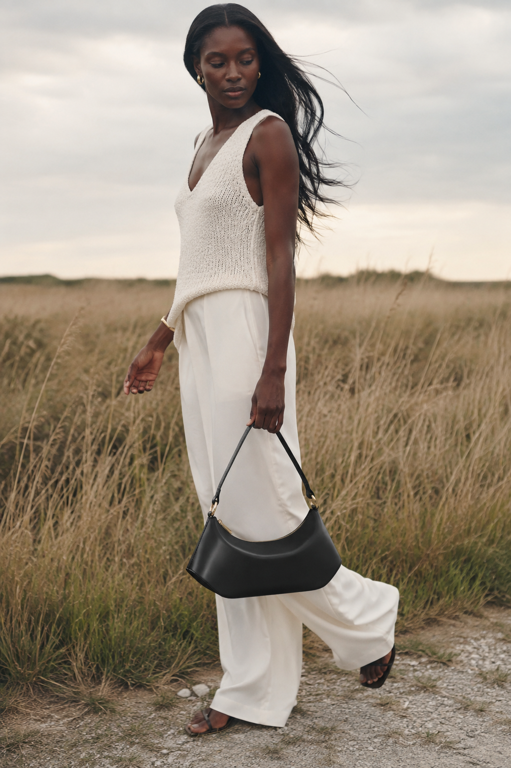 Colliers Vegan Leather Shoulder Bag