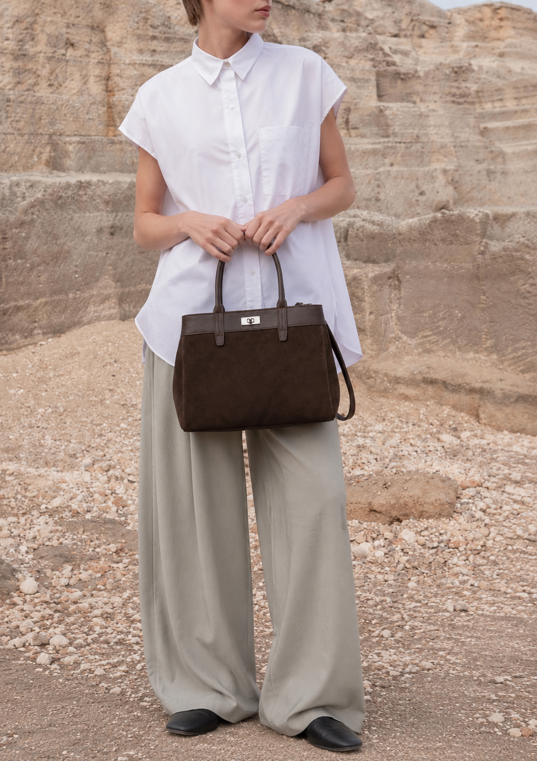 Fulham Genuine Leather Tote Bag