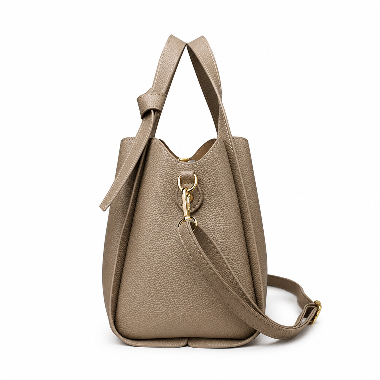 Chelsea Vegan Leather Bucket Bag