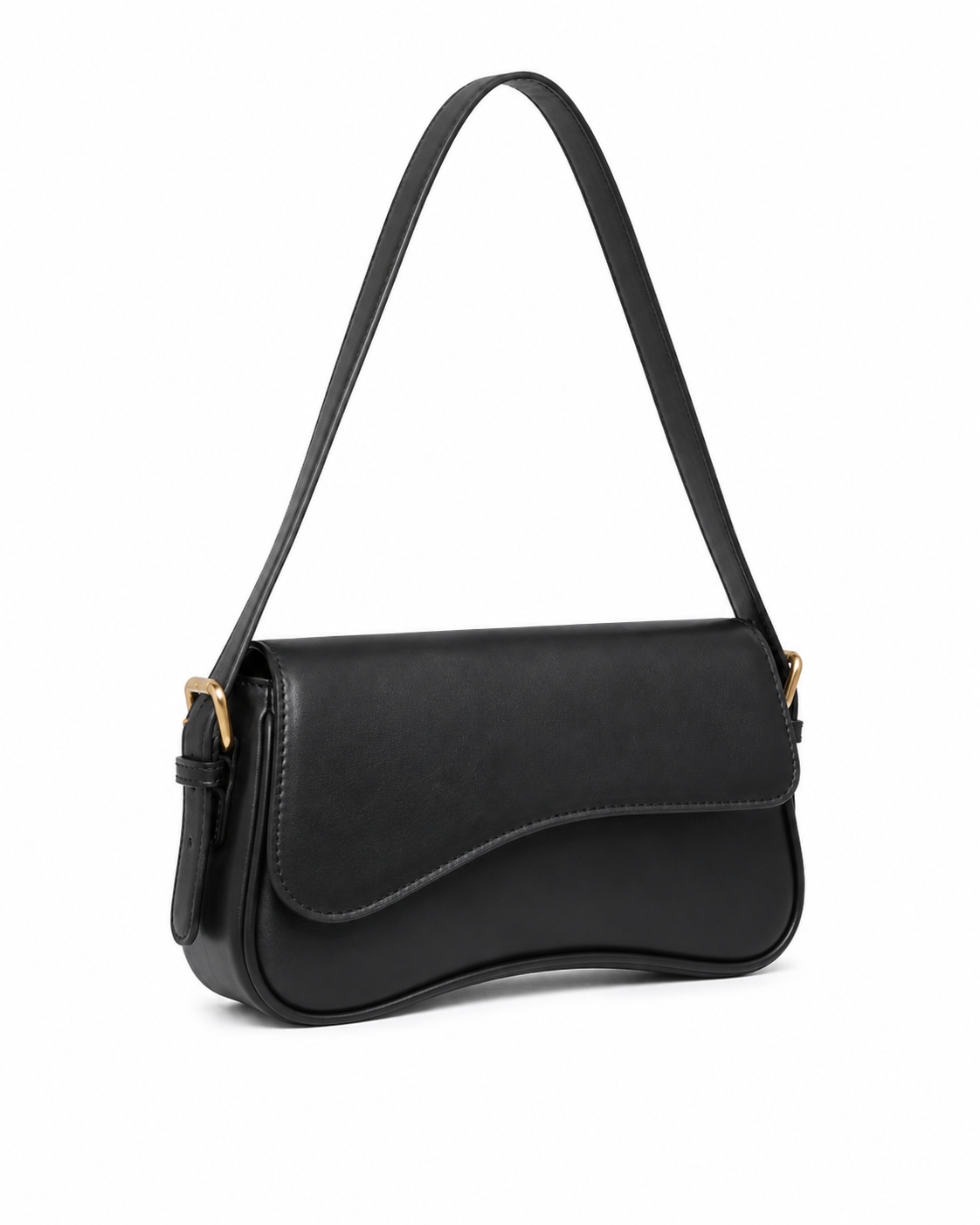 Shoreditch Vegan Leather Flap Crossbody Bag