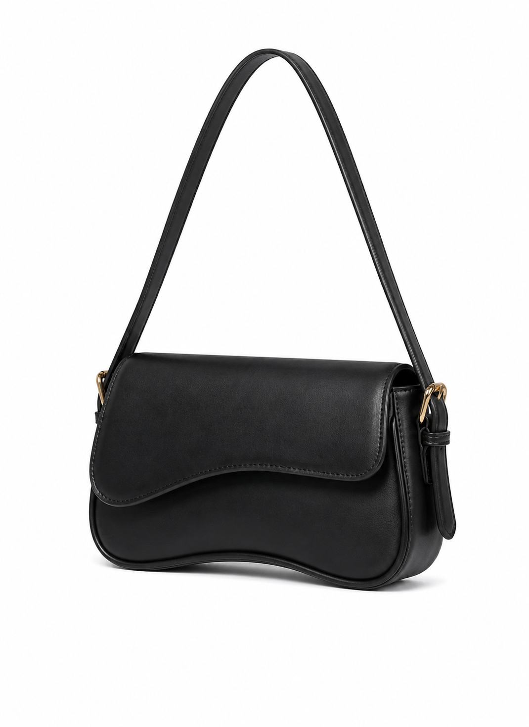 Shoreditch Vegan Leather Flap Crossbody Bag