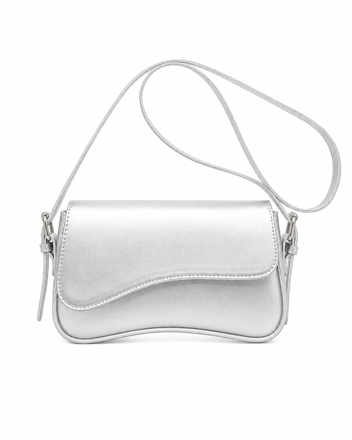 Shoreditch Vegan Leather Flap Crossbody Bag