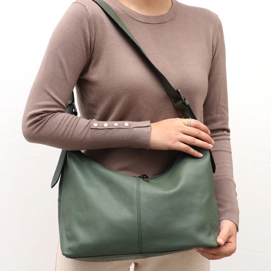 Kentish Genuine Leather Hobo Bag