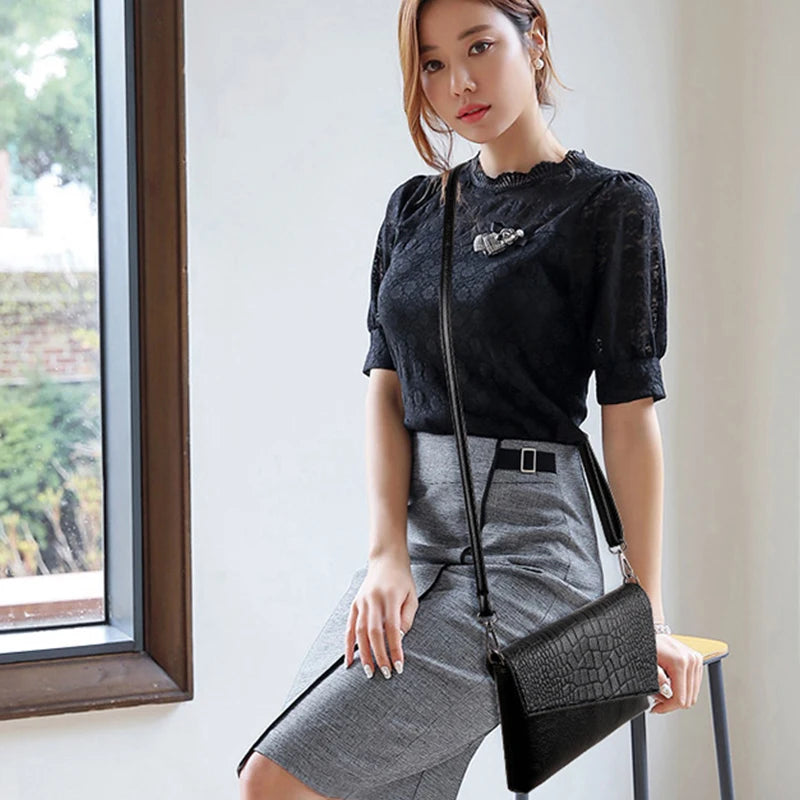 Portman Vegan Leather Crossbody Bag